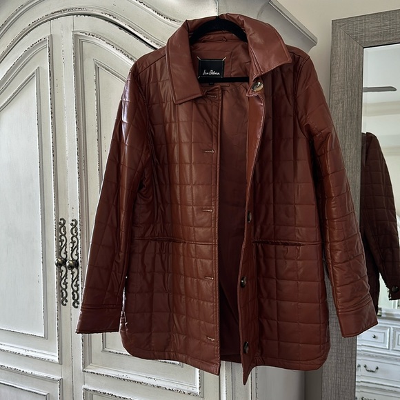 Beautiful Sam Edleman Leather Coat - Picture 1 of 5